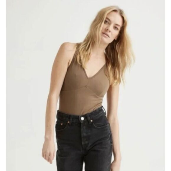 Richer Poorer Soft Stretch Modal V-Neck Bodysuit - Picture 1 of 8